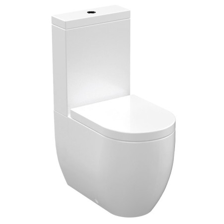 FLO Fermer Toilettes couple, blanc