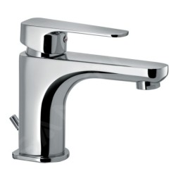 Paffoni Sly - Mitigeur de lavabo avec vidage, Energy Saving, chrome SY075CR-ES