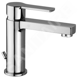 Paffoni West - Mitigeur de lavabo avec vidage, Energy Saving, chrome WS075CR-ES