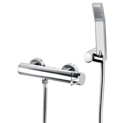 Paffoni Ringo - Ensemble de douche avec mitigeur, chrome RIN168DCR