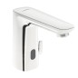 Hansa Electra - Mitigeur thermostatique électronique de lavabo, à piles, chrome 92102219