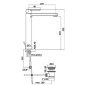 Paffoni West - Mitigeur de lavabo avec vidage, chrome WS085CR