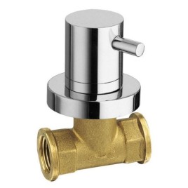 AIRTECH Valve en béton, chaud, chrome