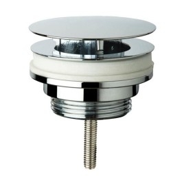Déchets de lavabo 5/4“, (H) 10-55mm, grand plug/chrome