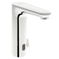 Hansa Electra - Mitigeur thermostatique électronique de lavabo, à piles, chrome 93702219