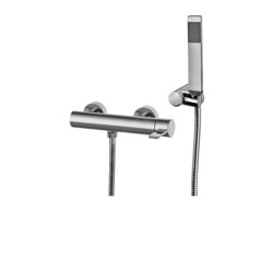Paffoni Rock - Mitigeur de douche avec accessoires, chrome RO168DCR