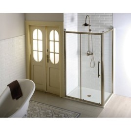 ANTIQUE Porte coulissante 1200mm, verre clair, bronze