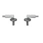 NORM Charnières pour siège toilette MS86N11, chrome