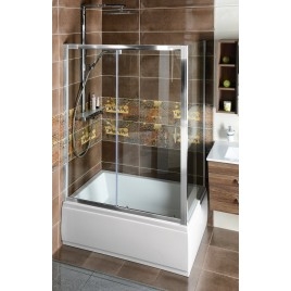 DEEP Porte douche 1400x1500mm, verre clair
