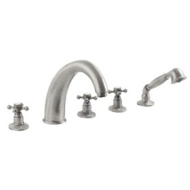 Pont ANTEA Monté 5 Hole Mixer Taper, nickel brossé