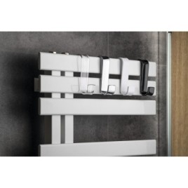 Radiateur de serviette Crochet, thermoplastique, noir