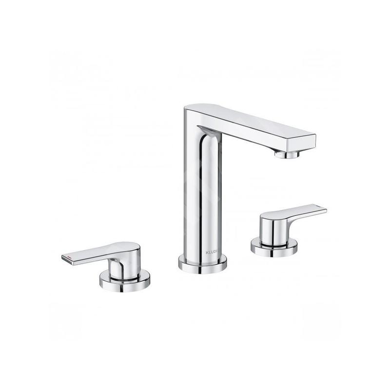 Kludi Zenta SL - Mitigeur de lavabo avec vidage, installation 3 trous, chrome 483930565
