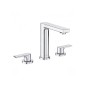 Kludi Zenta SL - Mitigeur de lavabo avec vidage, installation 3 trous, chrome 483930565