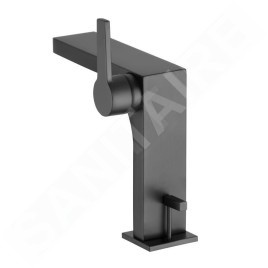 Keuco Edition 11 - Mitigeur de lavabo avec bonde, chrome noir 51102130000
