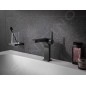 Keuco Edition 11 - Mitigeur de lavabo avec bonde, chrome noir 51102130000