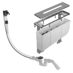 Keuco Accessoires - Corps de montage pour installation 3 trous, garniture de vidage et trop-plein 51130000075