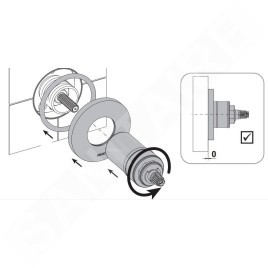 Keuco IXMO - Set de rallonge pour corps d'encastrement de mitigeur thermostatique 59553000071