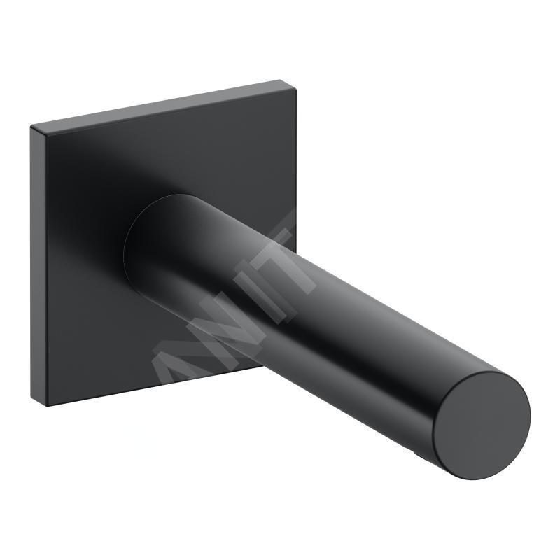 Keuco IXMO - Bec de remplissage pour baignoire, chrome noir brossé 59545130102