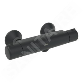 Hansa Micra - Mitigeur thermostatique de douche Thermo Cool, ECO, noir mat 5815017133