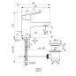 Ideal Standard CeraPlan - Mitigeur de lavabo Piccolo avec vidage, chrome BD204AA