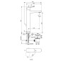 Ideal Standard CeraPlan - Mitigeur pour vasque, avec vidage, BlueStart, chrome BD239AA