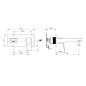 Ideal Standard CeraPlan - Mitigeur de lavabo encastré, chrome BD244AA