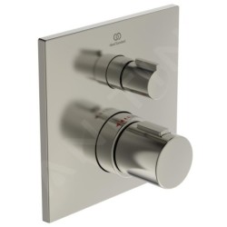 Ideal Standard CeraTherm - Mitigeur de douche thermostatique encastré, Silver Storm A6956GN