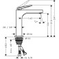 Axor Citterio - Mitigeur de lavabo, chrome 39024000
