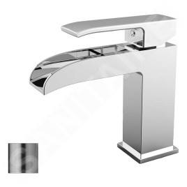 Paffoni Level - Mitigeur de lavabo avec vidage, inox LES065ST