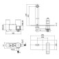 Paffoni Level - Mitigeur encastré, inox LES105ST