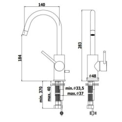 Paffoni Light - Mitigeur de lavabo, chrome LIG078CR