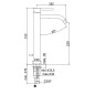 Paffoni Light - Mitigeur de lavabo, blanc mat LIG081BO