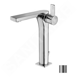 Paffoni Rock - Mitigeur de lavabo avec vidage, inox RO085ST