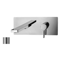 Paffoni Rock - Mitigeur de lavabo encastré avec corps, inox RO106ST