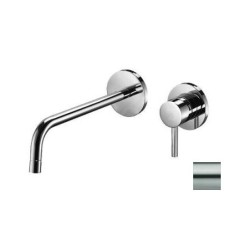 Paffoni Stick - Mitigeur de lavabo encastré, installation de 2 trous, inox SK106ST70