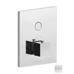 Paffoni Compact Box - Mitigeur de douche thermostatique encastré, blanc mat CPT513BO