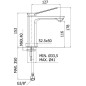 Paffoni Tilt - Mitigeur de lavabo, noir mat TI071NO
