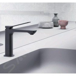 Paffoni Tilt - Mitigeur de lavabo, noir mat TI071NO