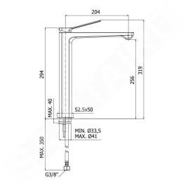 Paffoni Tilt - Mitigeur de lavabo, noir mat TI081NO