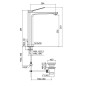 Paffoni Tilt - Mitigeur de lavabo avec vidage, blanc mat TI085BO