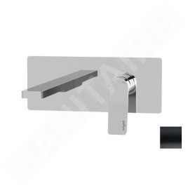 Paffoni Tilt - Mitigeur de lavabo encastré avec corps, noir mat TI105NO