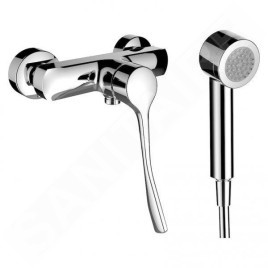 Laufen Citypro - Mitigeur de douche mural avec pomme de douche, chrome HF500952100694
