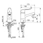 Hansa Care - Mitigeur de lavabo avec bec pivotant, chrome 46152206