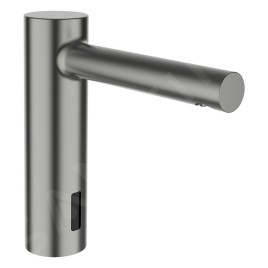 Laufen Twintronic - Mitigeur de lavabo électronique, sans mélangeur, alimentation par batterie, inox brossé HF707004423060