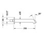 Duravit C.1 - Bec déverseur de baignoire, noir mat C15240009046