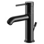 Keuco IXMO - Mitigeur de lavabo avec vidage, noir mat 59502372000