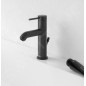 Keuco IXMO - Mitigeur de lavabo avec vidage, noir mat 59502372000