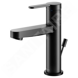 Keuco IXMO - Mitigeur de lavabo avec vidage, noir mat 59502373000
