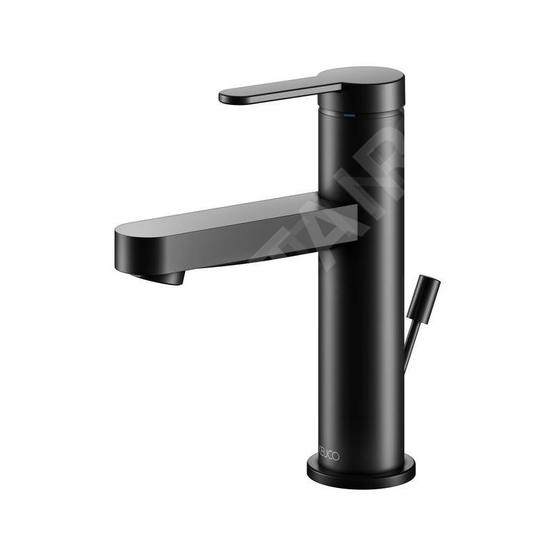 Keuco IXMO - Mitigeur de lavabo avec vidage, noir mat 59502373000