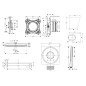 SANITINO - Set de douche avec mitigeur et corps encastré hansgrohe, accessoires kielle, chrome SANI21HHK001